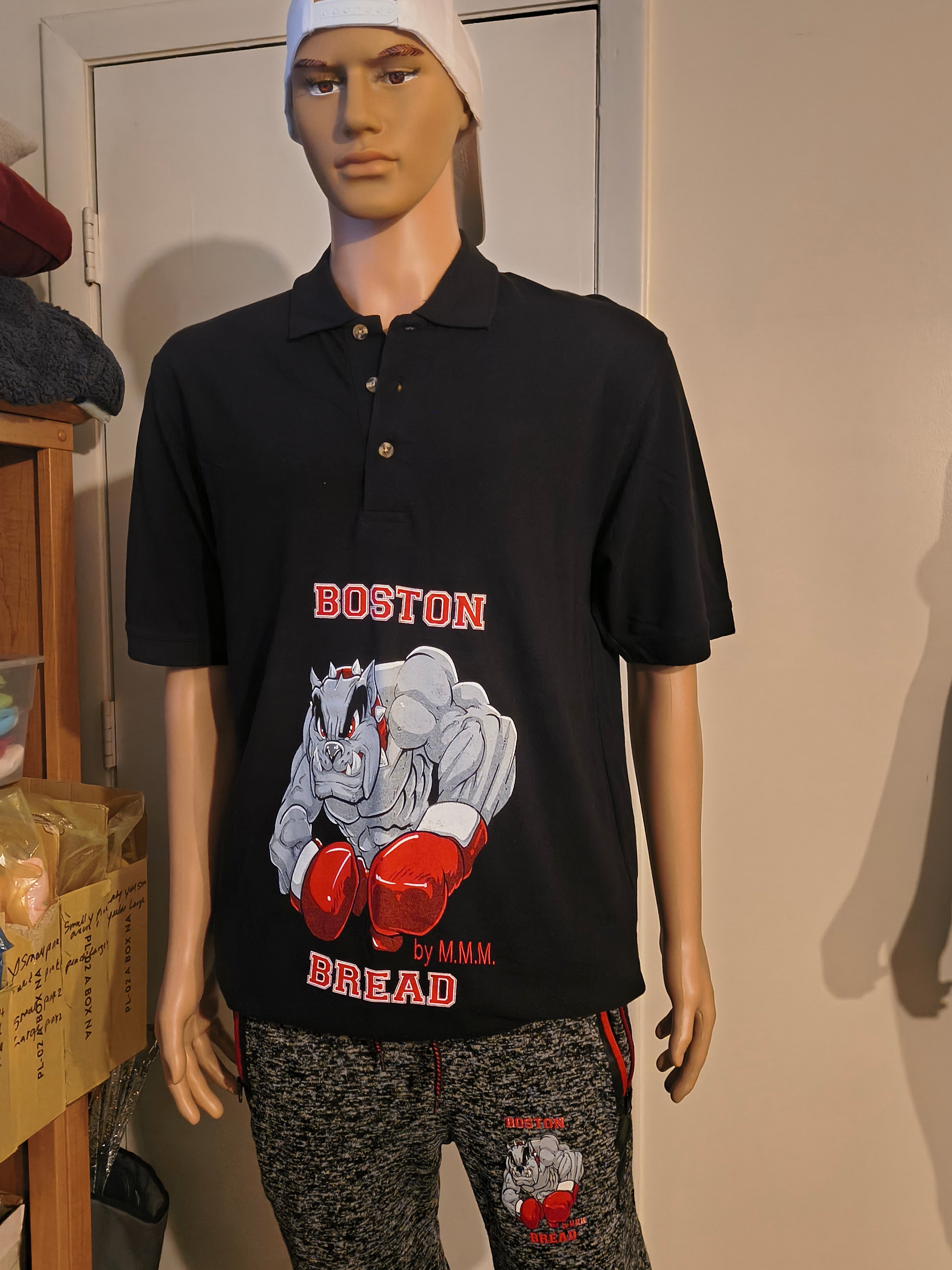 BLACK (O.G.) BOSTON BREAD POLO