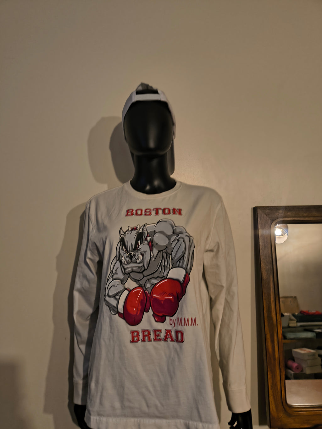 WHITE (O.G) BOSTON BREAD LONG SLEEVE
