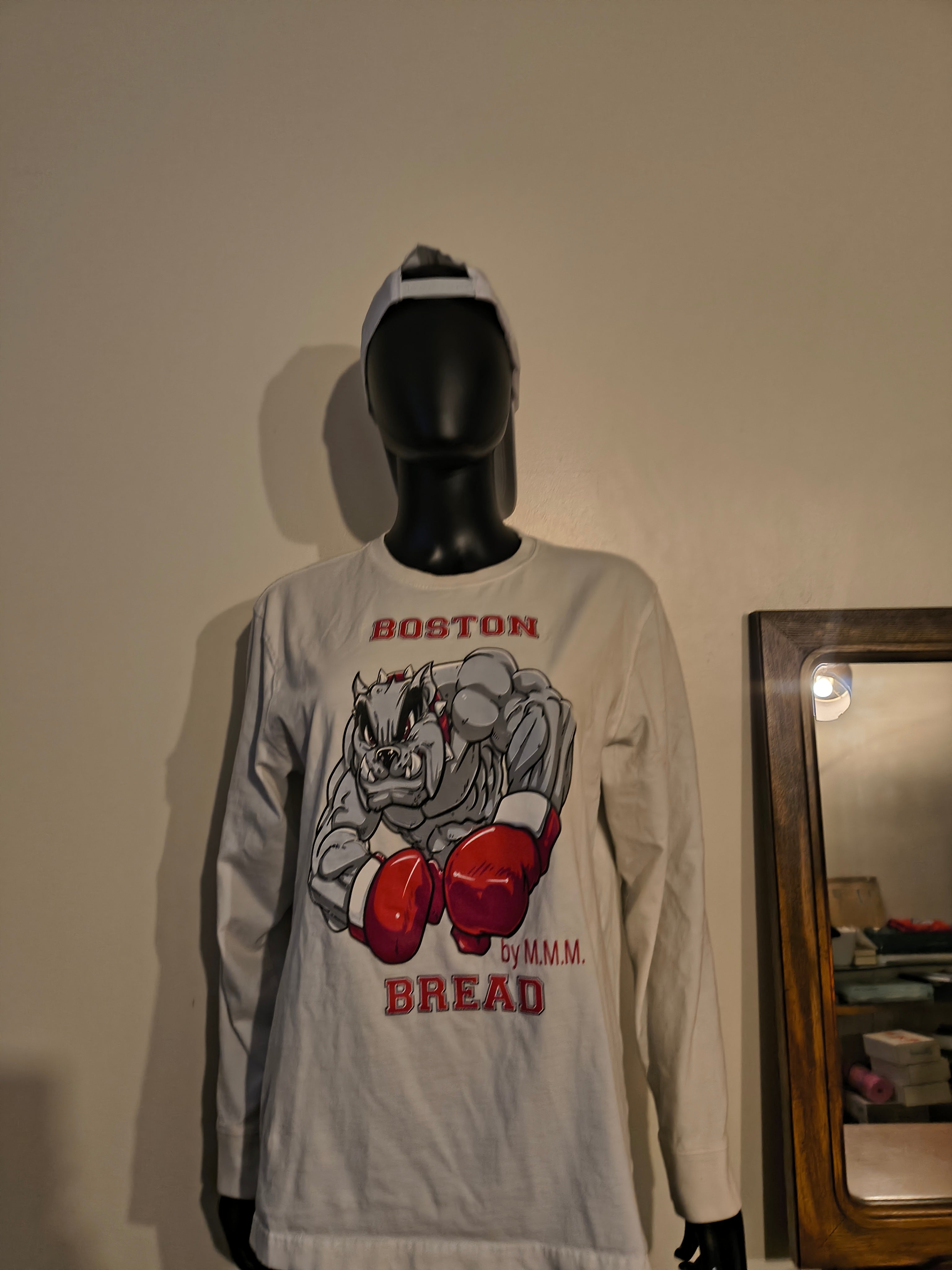 WHITE (O.G) BOSTON BREAD LONG SLEEVE