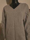 GREY (O.G.) V-NECK BOSTON BREAD SWEATER
