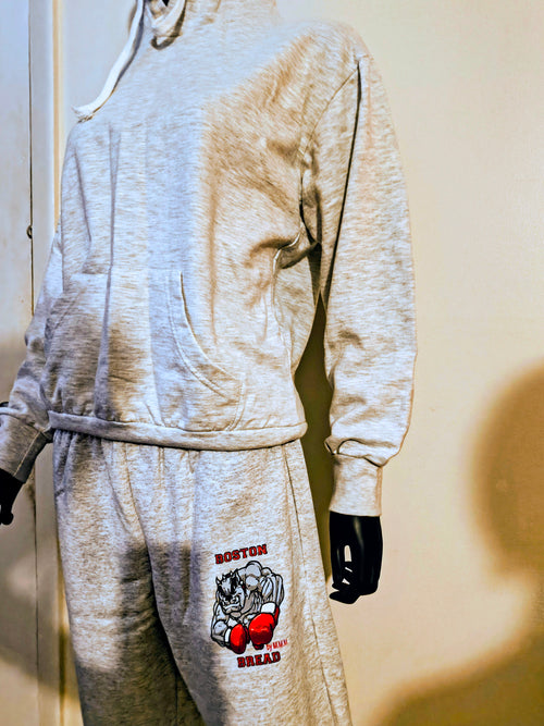 LIGHT GRAY (O.G) BOSTON BREAD SWEAT SUIT